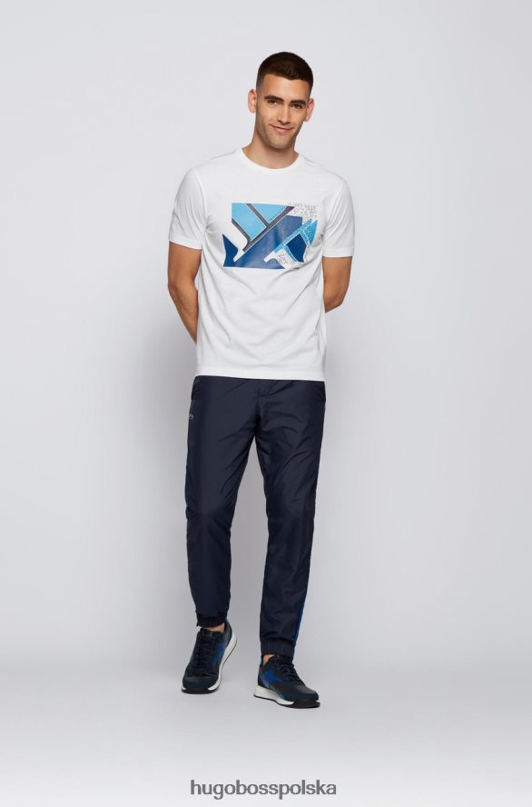 Hugo Boss koszulka teeonic 50455766 czarna czarny/biały/zielony R0X0H6192