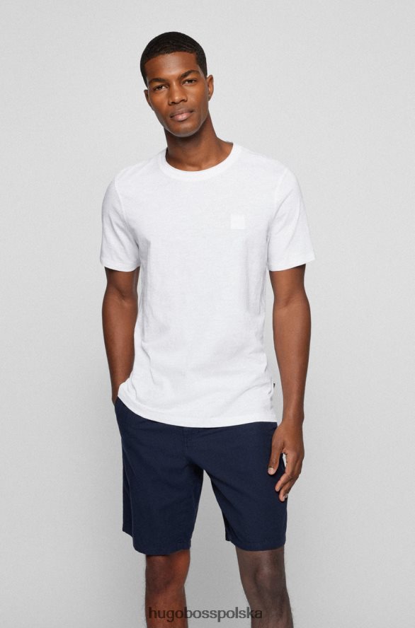 Hugo Boss koszulka tegood 50467926 biała biały/niebieski/beżowy/czerwony/różowy/żółty R0X0H6117