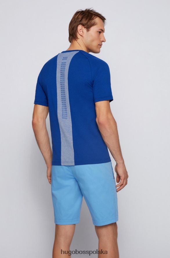 Hugo Boss koszulka thilix 50452827 niebieska niebieski czerwony R0X0H6244