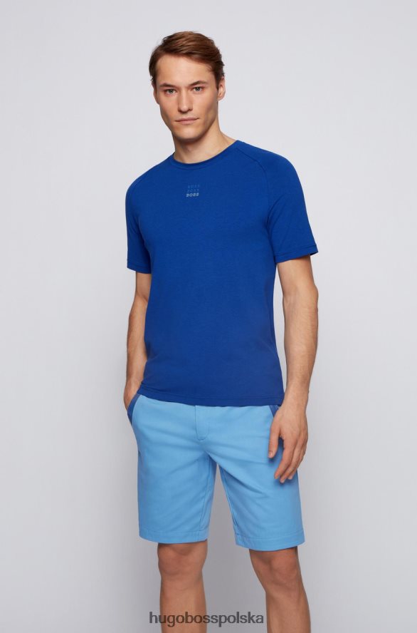 Hugo Boss koszulka thilix 50452827 niebieska niebieski czerwony R0X0H6244