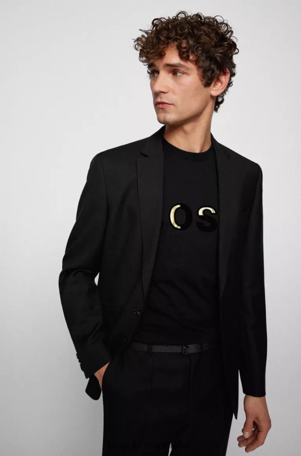 Hugo Boss koszulka tiburt 50462724 czerwona czerwony/biały/czarny R0X0H6221