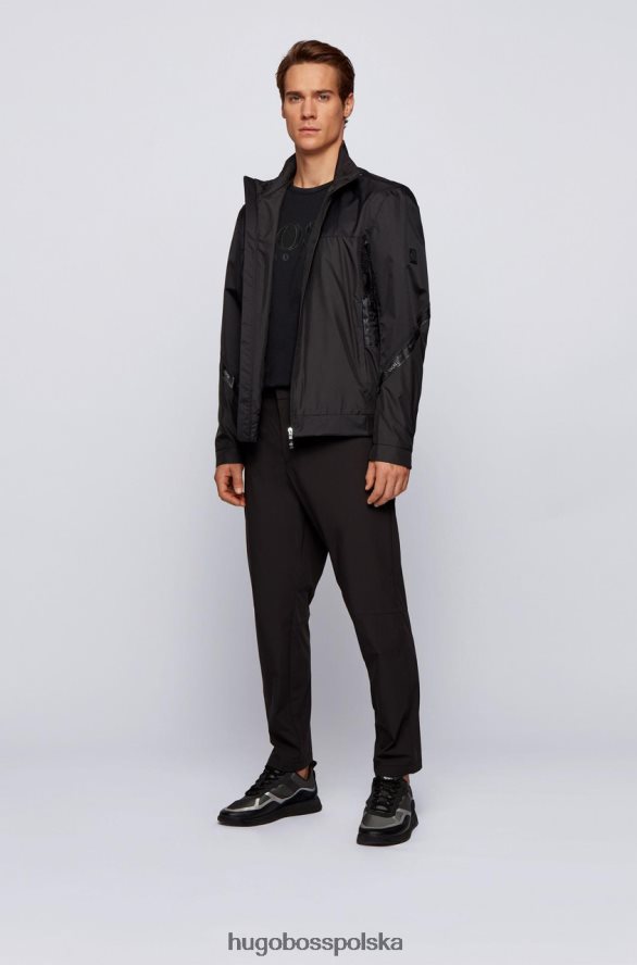 Hugo Boss koszulka złota3 50448702 czarna czarny biały R0X0H6291