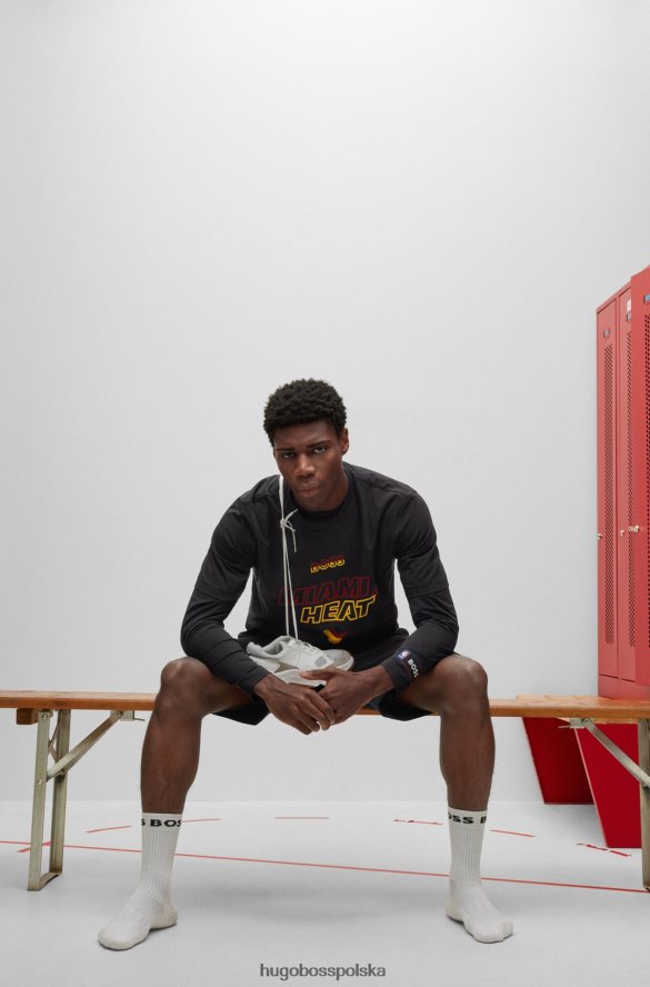 Hugo Boss nowa koszulka & NBA z elastycznej bawełny upał NBA w Miami R0X0H61783