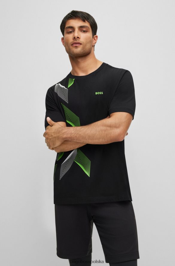 Hugo Boss szary hugo dwupak bawełnianych t-shirtów z dynamiczną grafiką szary R0X0H62360