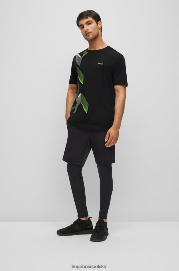 Hugo Boss szary hugo dwupak bawełnianych t-shirtów z dynamiczną grafiką szary R0X0H62360