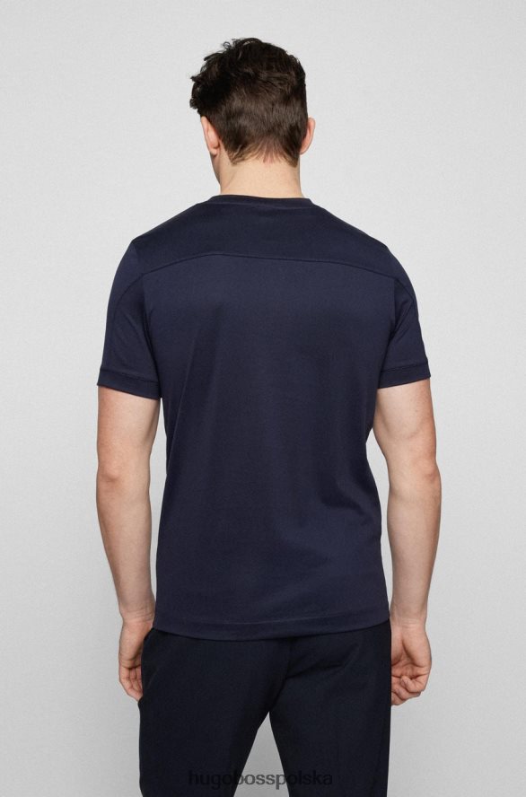 Hugo Boss x koszulka porsche teesler 50466077 ciemnoniebieska ciemny niebieski R0X0H664