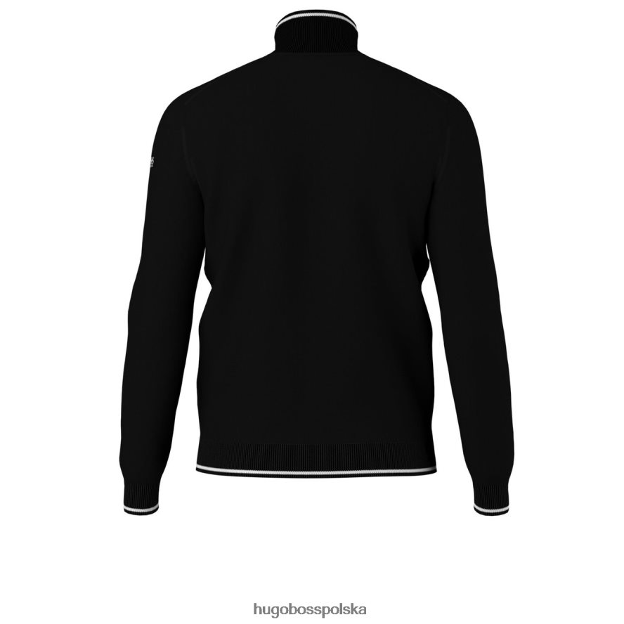 Hugo Boss zamek błyskawiczny zorico 50452320 szary szaro czarny R0X0H6257