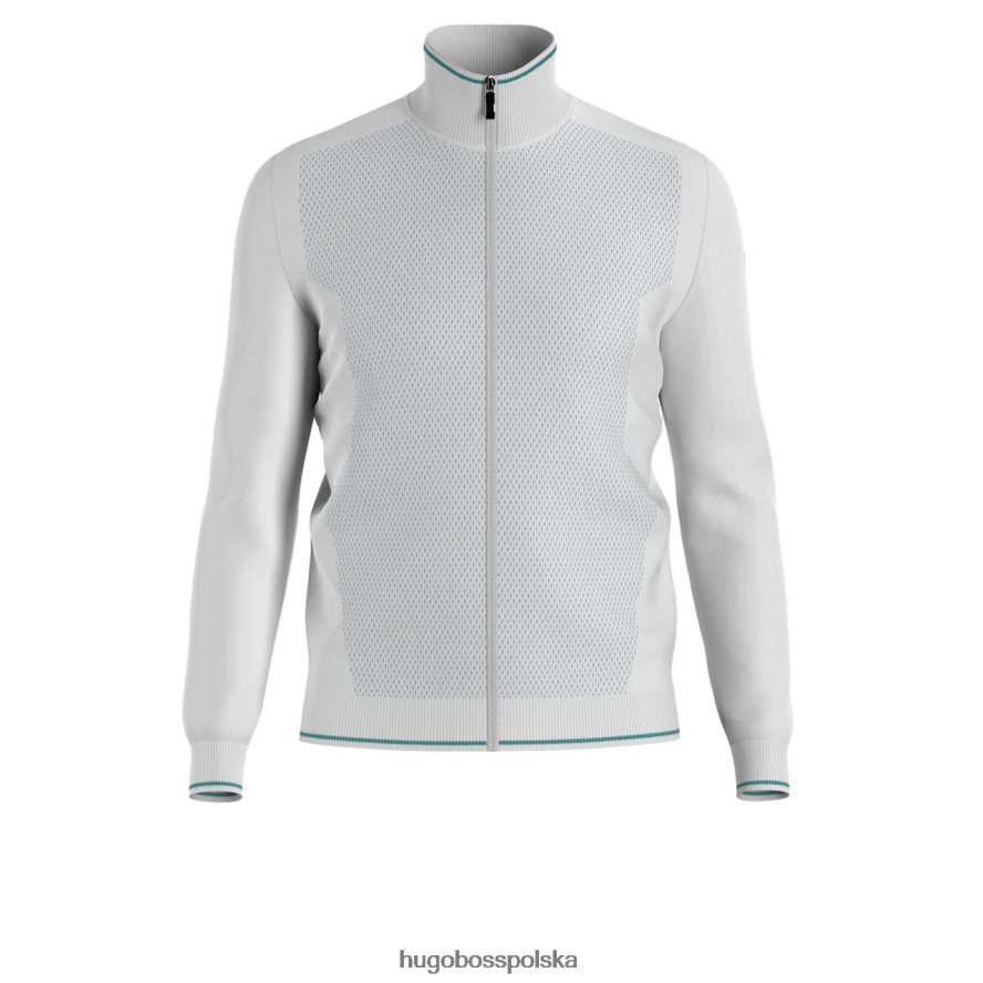 Hugo Boss zamek błyskawiczny zorico 50452320 szary szaro czarny R0X0H6257