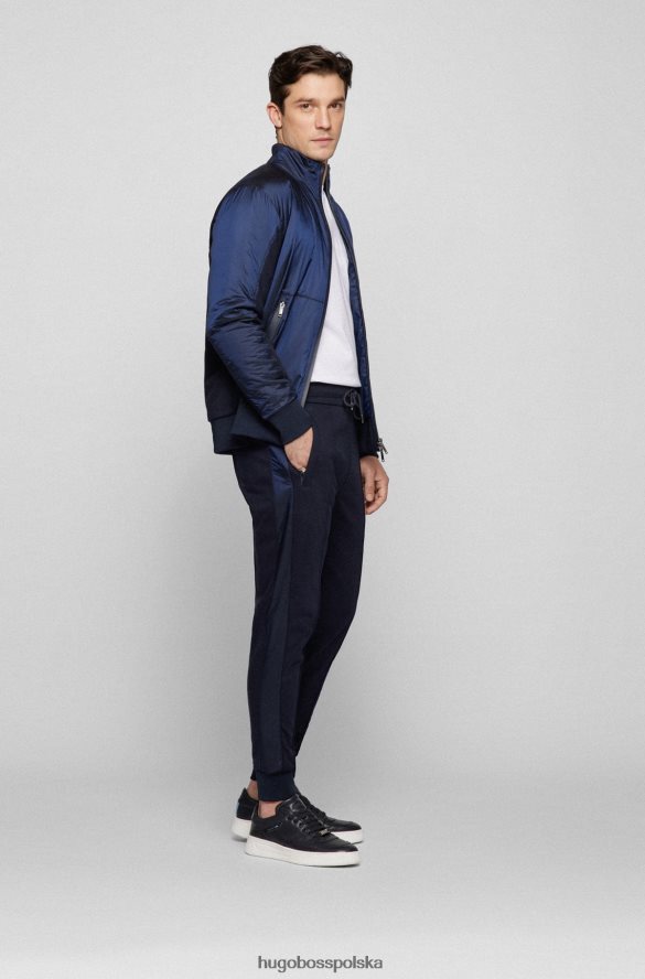 Hugo Boss Kurtka hybrydowa porsche x o regularnym kroju z logo kapsułek ciemny niebieski R0X0H62024
