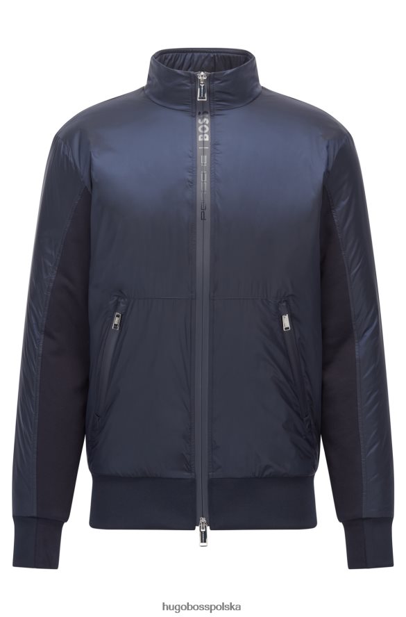 Hugo Boss Kurtka hybrydowa porsche x o regularnym kroju z logo kapsułek ciemny niebieski R0X0H62024
