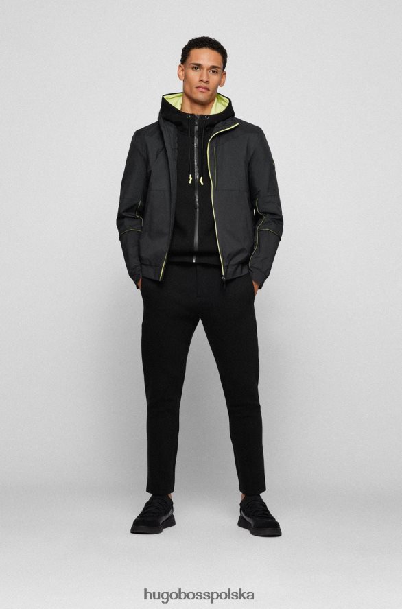 Hugo Boss Kurtka zapinana na zamek j amerigo aj 50467938 czarna czarny R0X0H638