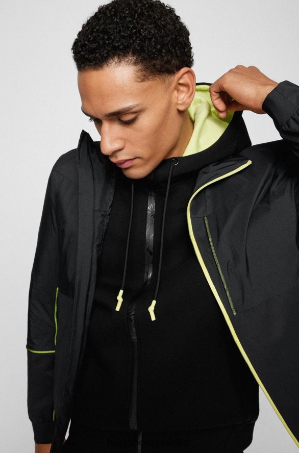 Hugo Boss Kurtka zapinana na zamek j amerigo aj 50467938 czarna czarny R0X0H638