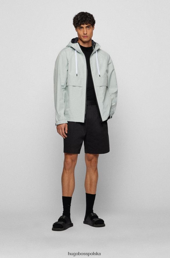 Hugo Boss Wodoodporna kurtka hugo z trójwarstwowego materiału softshell w kolorze jasnozielonym jasnozielony R0X0H64014