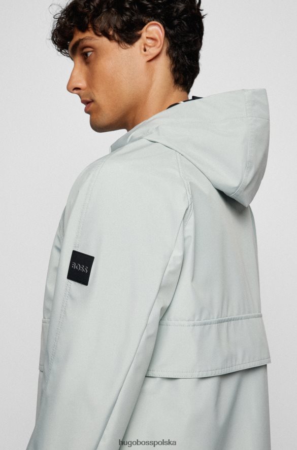 Hugo Boss Wodoodporna kurtka hugo z trójwarstwowego materiału softshell w kolorze jasnozielonym jasnozielony R0X0H64014