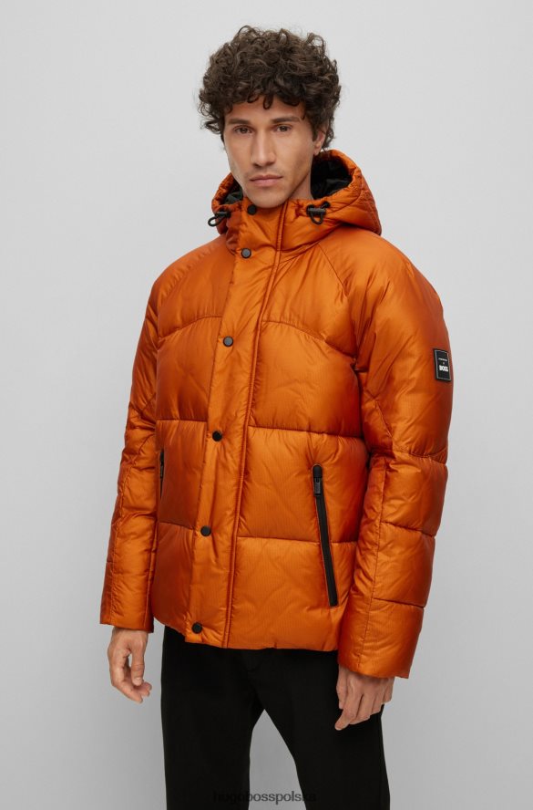 Hugo Boss Wyściełana kurtka porsche x oversize jasnopomarańczowy R0X0H61776