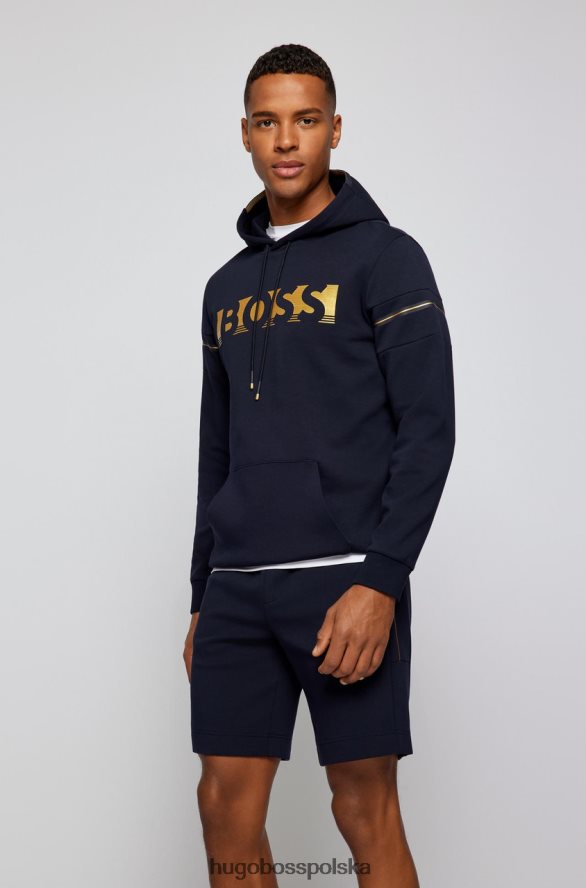 Hugo Boss bluza z kapturem soody 50465949 czerwona czerwony/ciemnoniebieski R0X0H6104