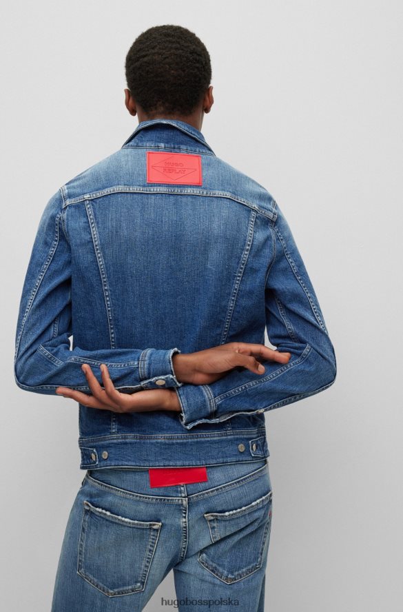 Hugo Boss hugo | Kurtka Replay o regularnym kroju z elastycznego denimu w kolorze średniego błękitu niebieski R0X0H62529