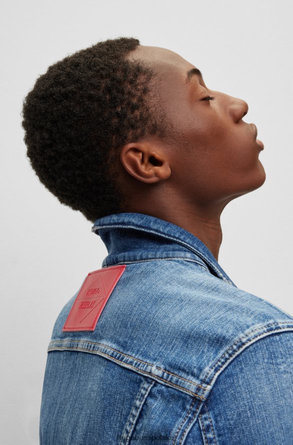 Hugo Boss hugo | Kurtka Replay o regularnym kroju z elastycznego denimu w kolorze średniego błękitu niebieski R0X0H62529