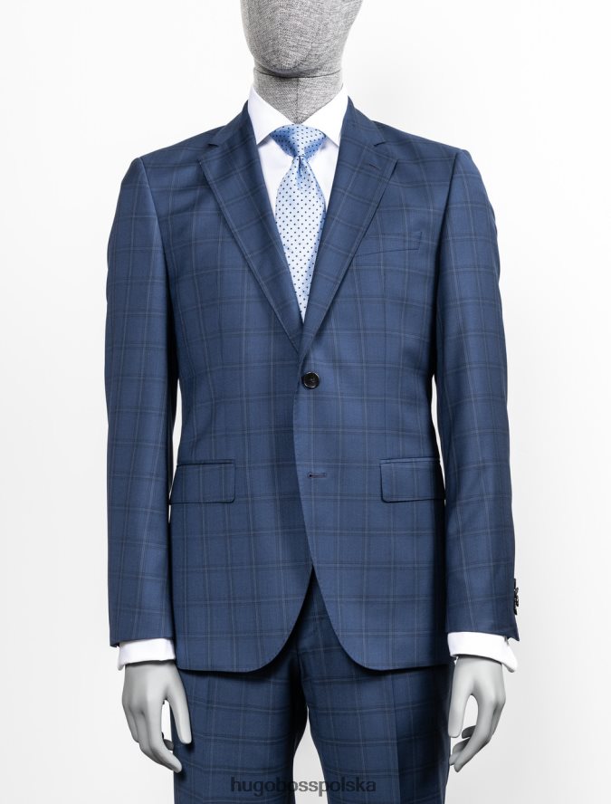 Hugo Boss hugo płaszcz sportowy jeckson 50417445 granatowy marynarka wojenna R0X0H6405