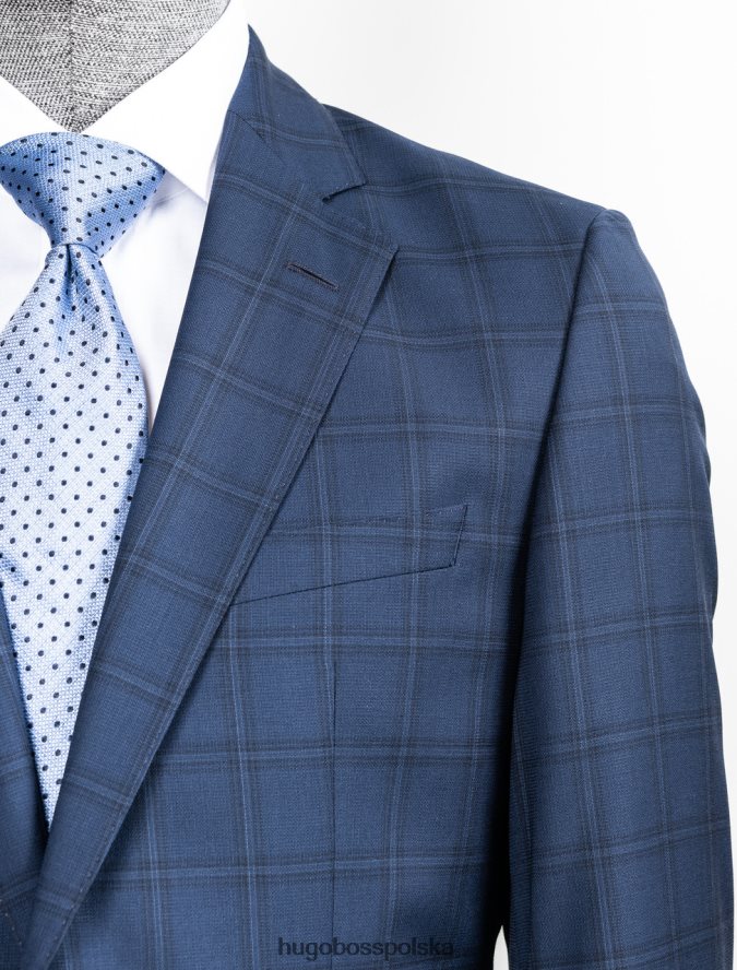 Hugo Boss hugo płaszcz sportowy jeckson 50417445 granatowy marynarka wojenna R0X0H6405