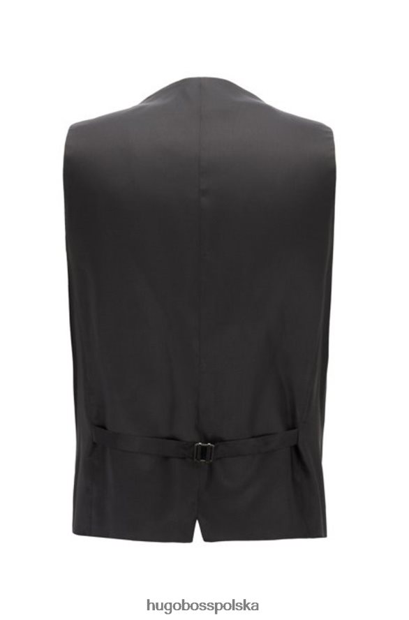 Hugo Boss kamizelka wilson - 50318500 czarna czarny/granatowy/węgiel R0X0H6436