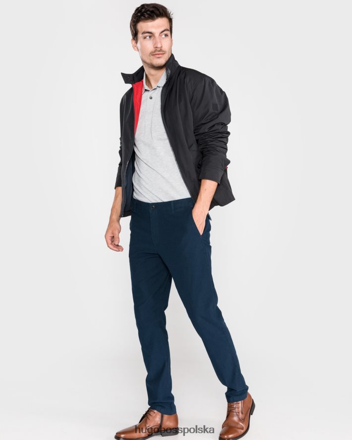 Hugo Boss kurtka casual corba 50406979 granatowa marynarka wojenna R0X0H6152