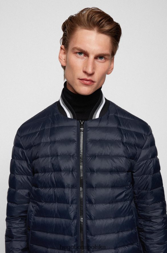 Hugo Boss kurtka puchowa danno 50454440 granatowa marynarka wojenna R0X0H6173
