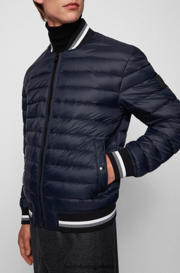 Hugo Boss kurtka puchowa danno 50454440 granatowa marynarka wojenna R0X0H6173