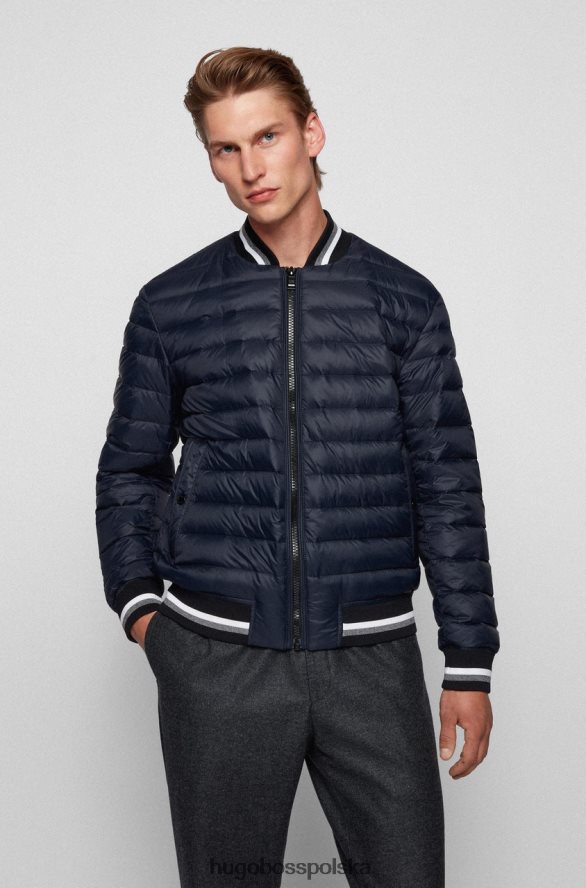 Hugo Boss kurtka puchowa danno 50454440 granatowa marynarka wojenna R0X0H6173