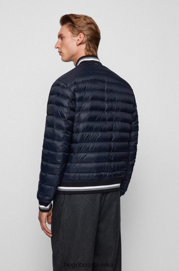 Hugo Boss kurtka puchowa danno 50454440 granatowa marynarka wojenna R0X0H6173