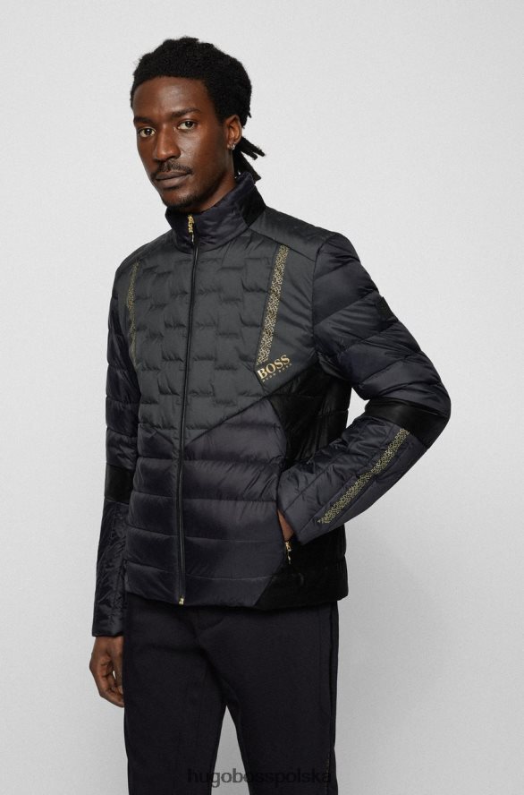 Hugo Boss kurtka puchowa j marson 50454958 czarna czarny R0X0H6195