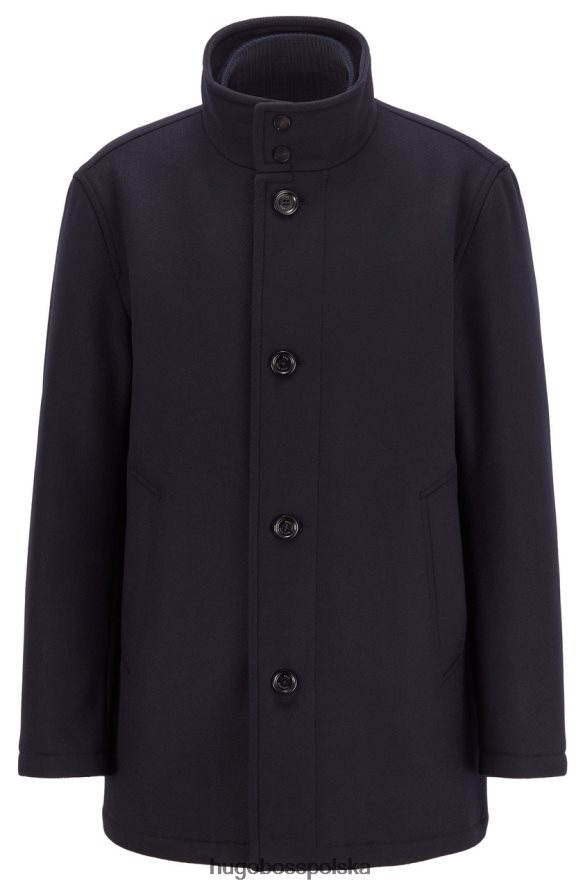 Hugo Boss płaszcz coxtan 50436542 granatowy granatowy/czarny R0X0H6352
