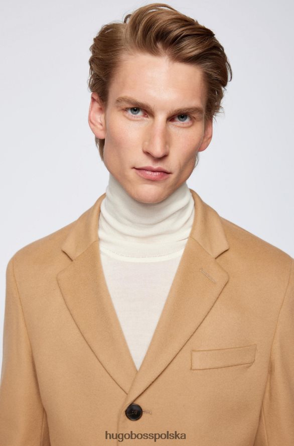 Hugo Boss płaszcz h-hyde 50459022 granatowy granatowy/czarny/camelowy R0X0H6175