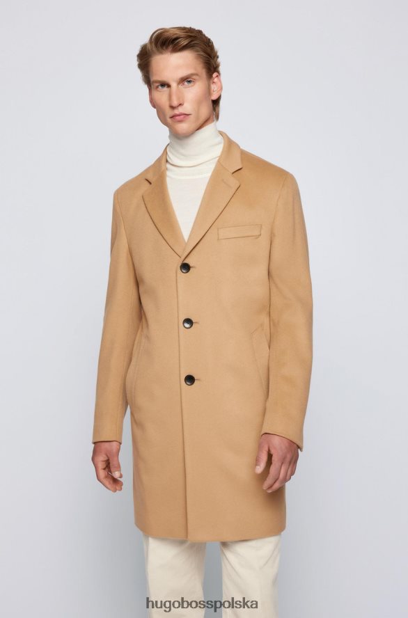 Hugo Boss płaszcz h-hyde 50459022 granatowy granatowy/czarny/camelowy R0X0H6175