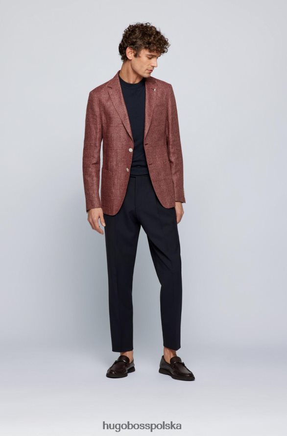 Hugo Boss płaszcz sportowy c-hanry 50468919 czerwony czerwony R0X0H650