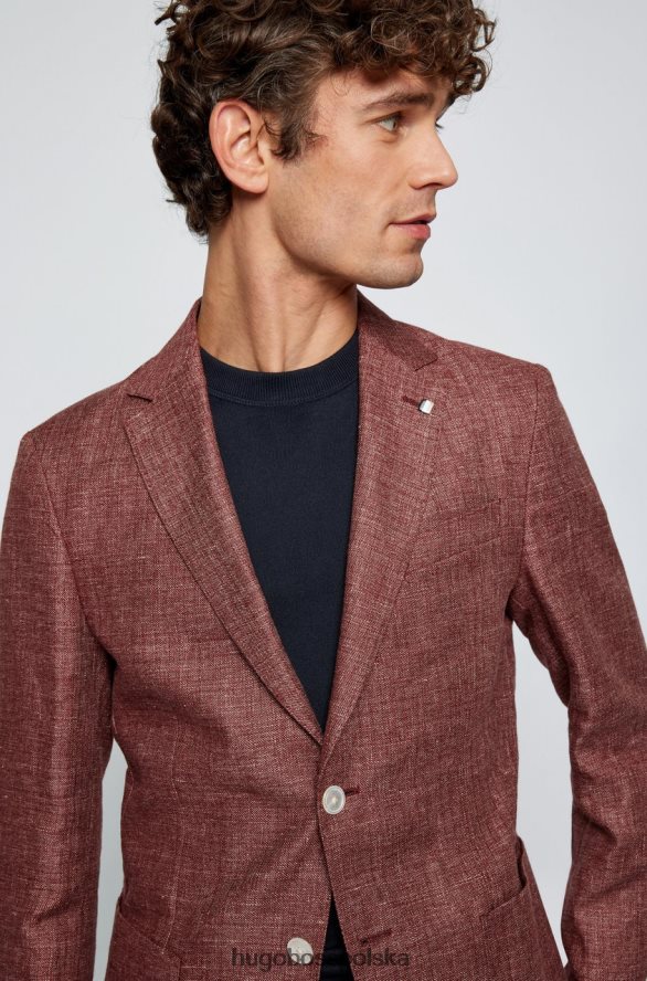 Hugo Boss płaszcz sportowy c-hanry 50468919 czerwony czerwony R0X0H650