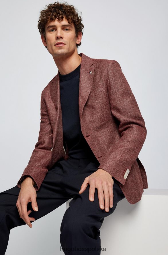 Hugo Boss płaszcz sportowy c-hanry 50468919 czerwony czerwony R0X0H650