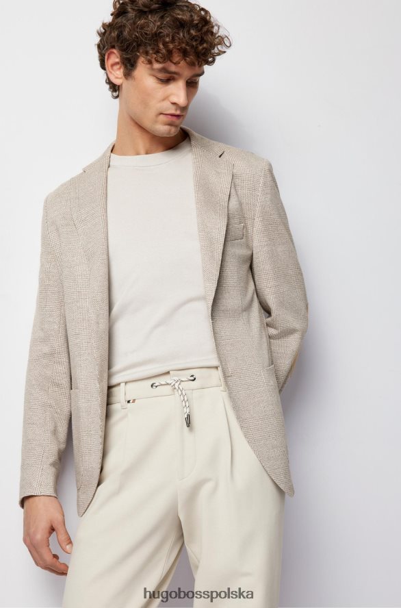 Hugo Boss płaszcz sportowy c-jaye 50469066 beżowy beżowy R0X0H648