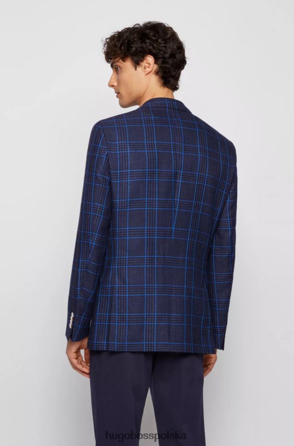 Hugo Boss płaszcz sportowy hartlay 50453704 medblue Medblue R0X0H622