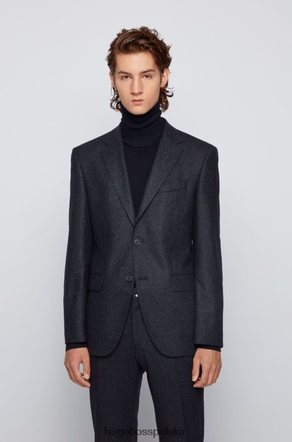 Hugo Boss płaszcz sportowy jestor 6 50438379 ciemnoniebieski ciemnoniebieski/oliwkowy R0X0H6337