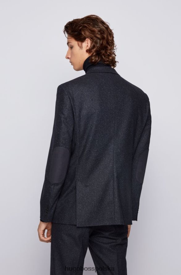 Hugo Boss płaszcz sportowy jestor 6 50438379 ciemnoniebieski ciemnoniebieski/oliwkowy R0X0H6337