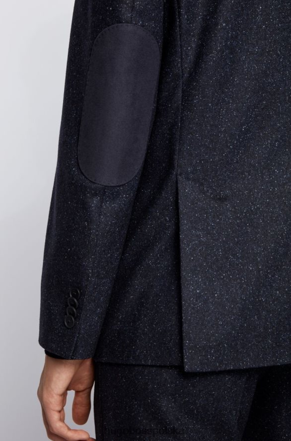 Hugo Boss płaszcz sportowy jestor 6 50438379 ciemnoniebieski ciemnoniebieski/oliwkowy R0X0H6337