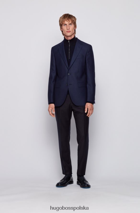 Hugo Boss płaszcz sportowy jestor 6 50438641 granatowy marynarka wojenna R0X0H6332