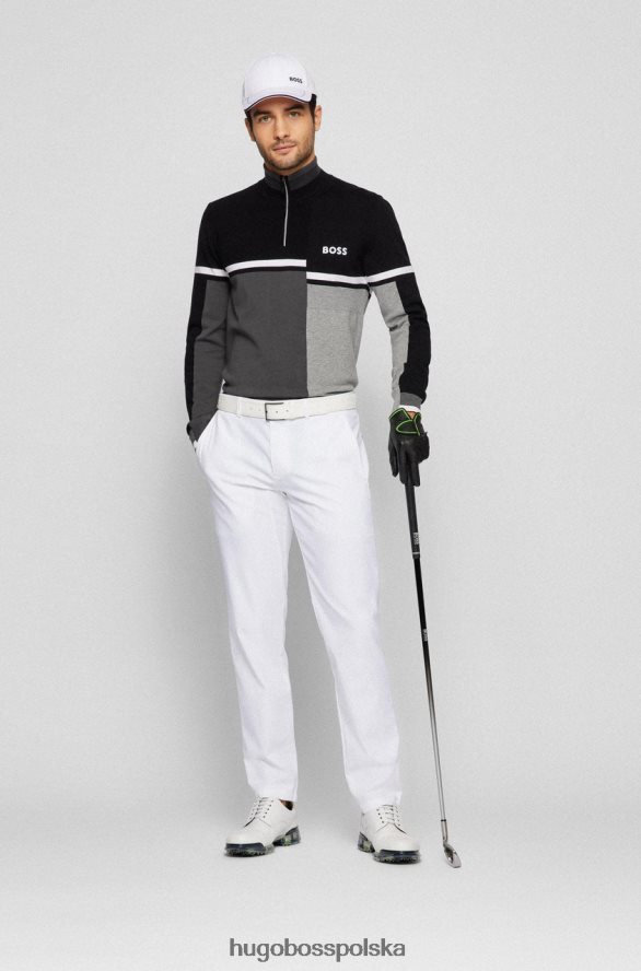 Hugo Boss półzarrim 50465707 czarny czarny/szary/czerwony R0X0H6108