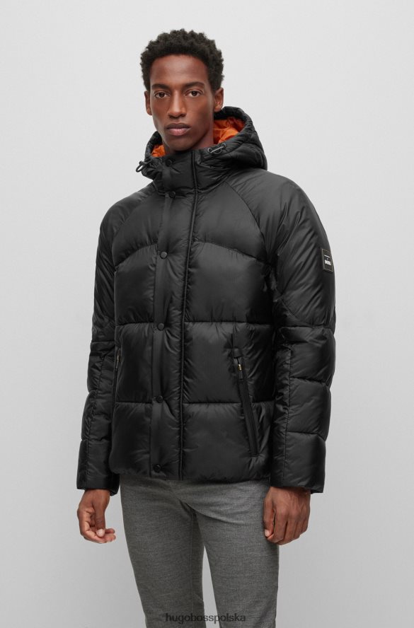 Hugo Boss porsche x oversize'owe, wyściełane kurtki czarny R0X0H61775