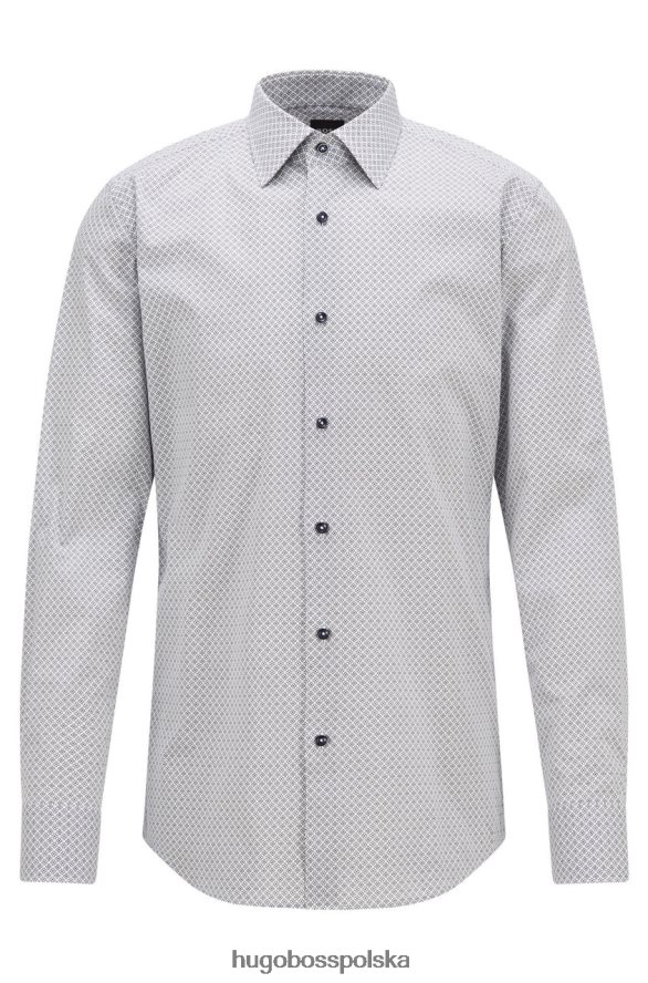 Hugo Boss koszula autobusowa h-hank 50469418 ciemnoniebieska ciemny niebieski R0X0H654