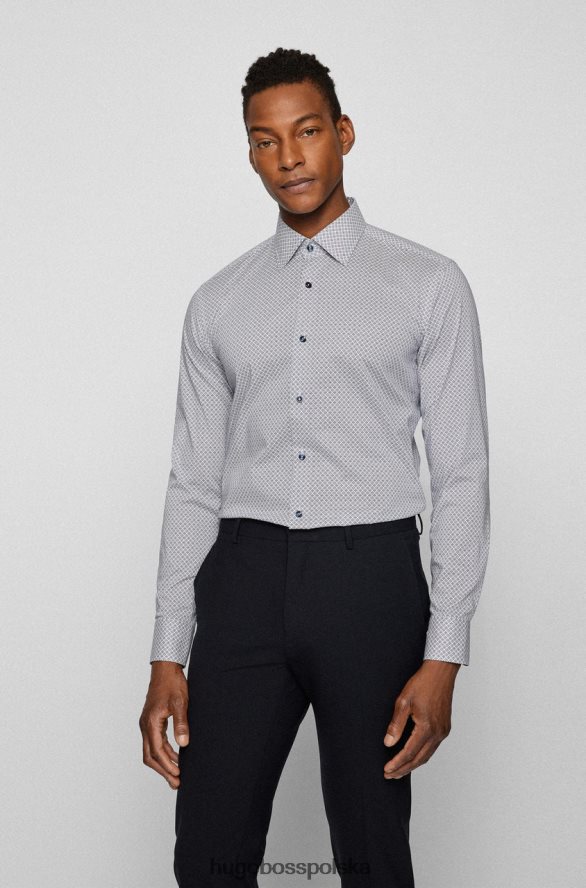 Hugo Boss koszula autobusowa h-hank 50469418 ciemnoniebieska ciemny niebieski R0X0H654