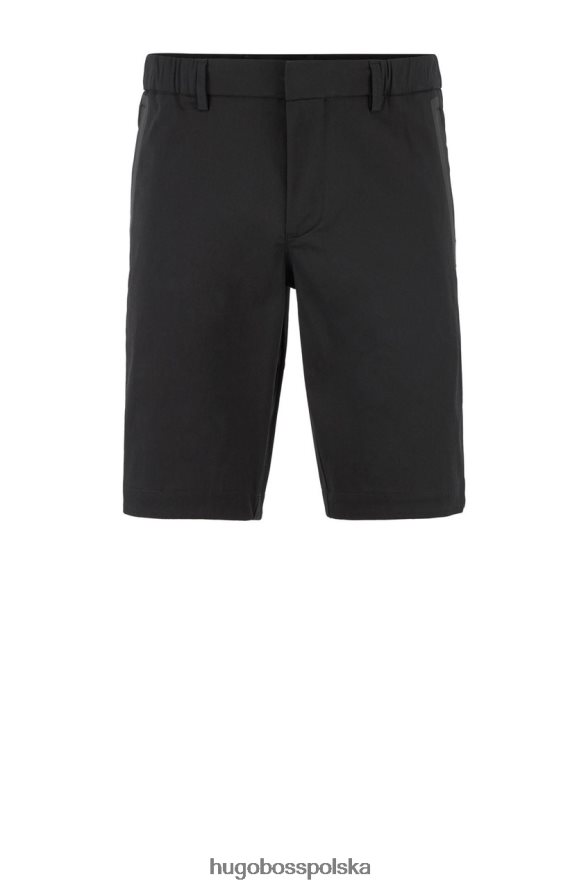Hugo Boss krótki Liem 50423114 czarny Czarny czerwony R0X0H6263
