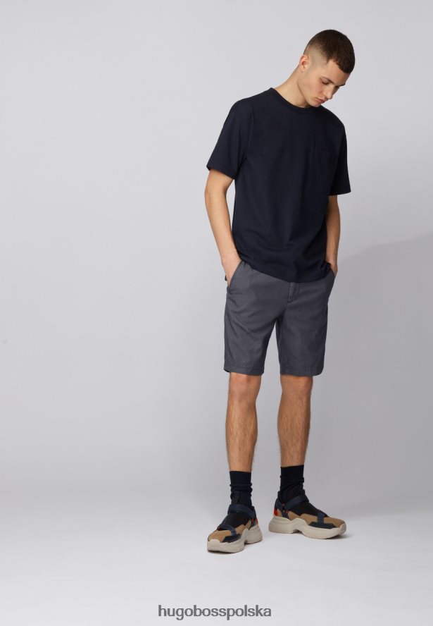 Hugo Boss krótki plasterek - 50425514 denim denim/kamienny/granatowy/naturalny/jasnożółty/jasnopomarańczowy R0X0H6370