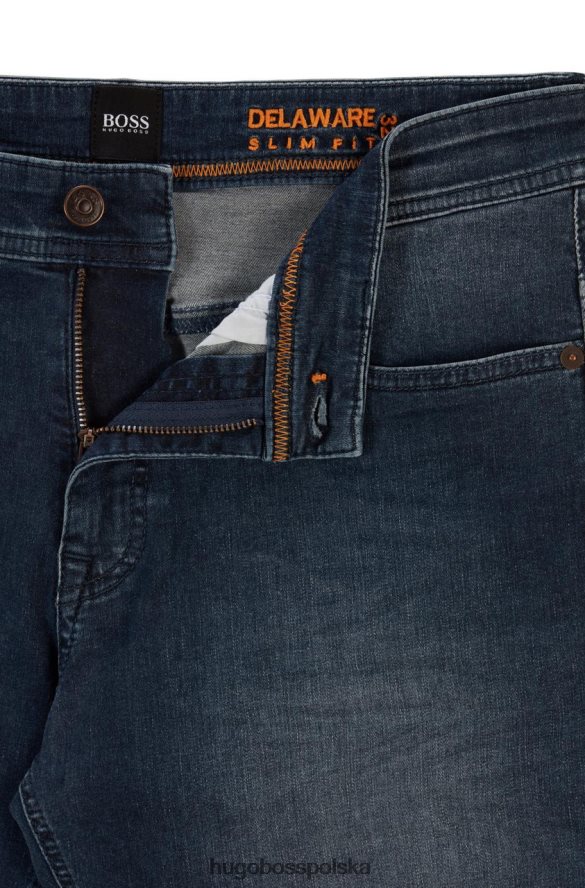 Hugo Boss spodenki deminowe deleware 50449500 granatowe marynarka wojenna R0X0H6309